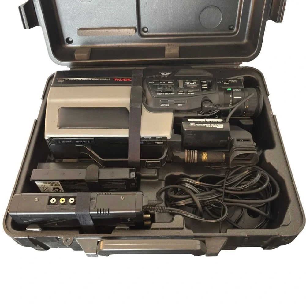 Panasonic AG-400 S-VHS Reporter Camcorder Vintage Digital CCD Camera Tested READ